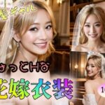 【金髪ギャル】ちょっとHな花嫁衣装(ウシロムキパイロット) [d_315736]