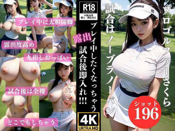 プロゴルファーさくら ノーブラノーパン試合後即入れ(高画質グラビア写真集) [d_316118]