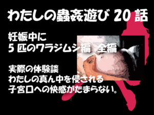 私の蟲姦遊び 20 話 妊娠中に5匹のワラジムシ編(シングルママの日常) [d_316599]