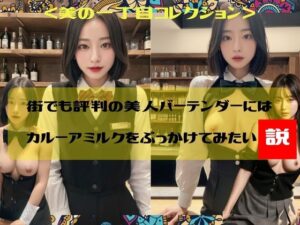 街でも評判の美人バーテンダーにはカルーアミルクをぶっかけてみたい＜美の一丁目コレクション＞(一丁目倶楽部) [d_316688]
