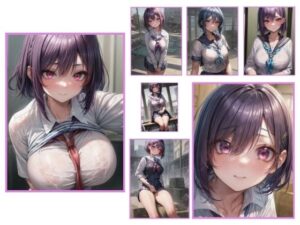 荒廃した街の女学生 264枚(AIイラストラボ) [d_317964]