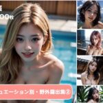 シチュエーション別・野外露出集 2【全100枚】(フェロモン工房) [d_318008]