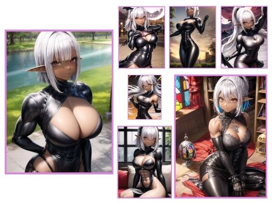 ダークエルフの日常 252枚(AIイラストラボ) [d_318607]