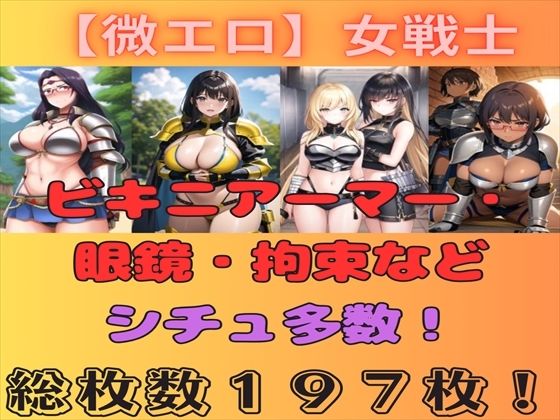 【微エロ】女戦士コレクション（ビキニアーマー・褐色・眼鏡・拘束など）(満点星) [d_318761]