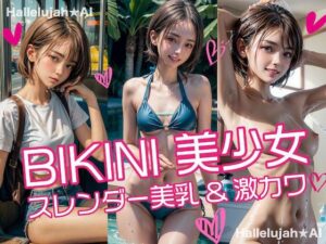 BIKINIスレンダー美女×美乳激カワ！！(Hallelujah☆AI) [d_319102]