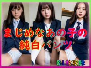 まじめなあの子の純白パンツ(イエローマジック) [d_320593]