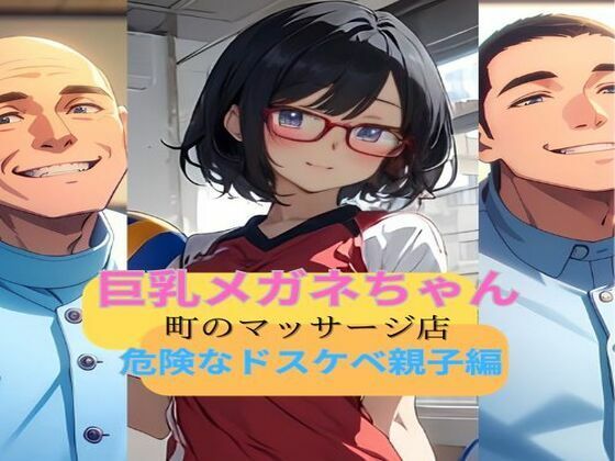 巨乳メガネちゃん 町のマッサージ店 危険なドスケベ親子編(夢追い虫) [d_320753]