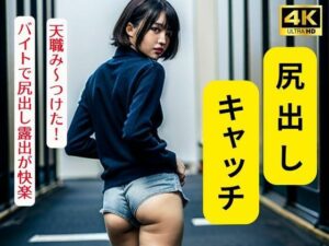 尻出しキャッチ 〜バイトの客引きは尻出し露出！！天職だと元気に出勤！！〜(ナンバーワン) [d_321534]