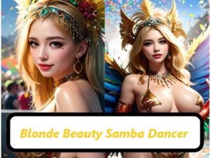 Blonde Beauty Samba Dancer【ブロンド美女サンバダンサー】(AICOS9150AIART) [d_322578]