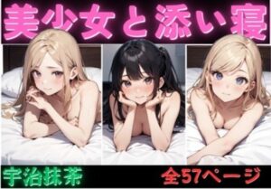 美少女と添い寝(宇治抹茶) [d_322854]