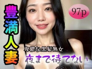 【豊満人妻】卑猥な黒髪熟女〜夜まで待てない〜(エスカルゴジョー) [d_322945]