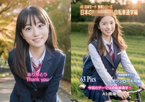 日本の○校生（女子） 自転車通学編(魅惑の冒険者) [d_323861]