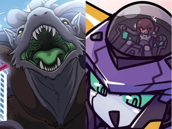 宇宙人・巨女/サイズ差 巨女対人類特集号＆巨大メカ娘操縦合同誌(ネフラデルS.P.A.) [d_329322]