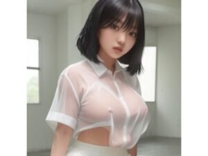 雨に濡れた女性(宿題見せて) [d_297508]