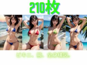 ビキニ、腋、全身構図。(168AI) [d_314398]