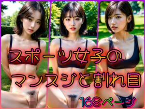 スポーツ女子のマンスジと割れ目(ブルーマウンテン) [d_323168]