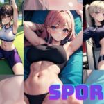 スポーツ女子の美しい腹筋(愛AI) [d_323524]