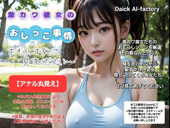 激カワ彼女のおしっこ事情 おもらしするとこ見てください…(Daick AI-factory) [d_323737]