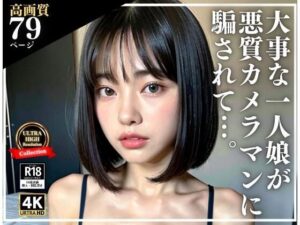 大事な一人娘が悪質カメラマンに騙されて…。(妄想AI美女) [d_325050]