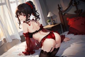 AI生成 下着の女性 vol.1(blue moonのAI画房) [d_325485]