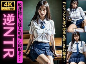 【逆NTR】放課後に友達と喧嘩！親友の彼氏を寝取る・・・Fカップの美貌で逆上！(根暗のよりどころ) [d_325549]