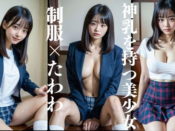 制服×たわわ/神乳を持つ美少女たち(高画質-LABO) [d_326100]