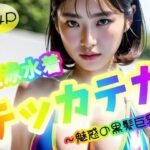 【競泳水着】テッカテカ！〜魅惑の黒髪巨乳(極太バッハ) [d_326697]
