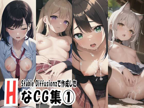 Stable Diffusionで生成したHなCG集 1(カリカリ焼肉) [d_327330]