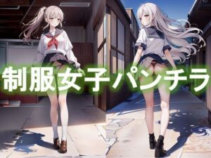 制服女子の風チラ(D.P.H.) [d_327424]