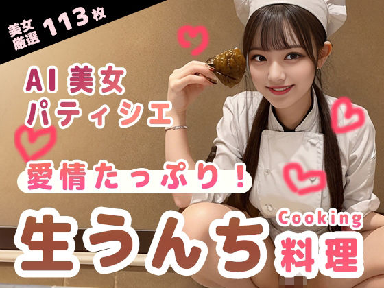 AI美女パティシエによる愛情たっぷり生うんち料理(いなよ@アブAI) [d_327658]