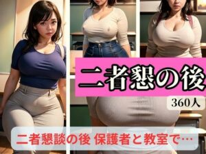 二者懇-二者懇談の後 保護者と教室で-(らぶらぼ32) [d_328131]