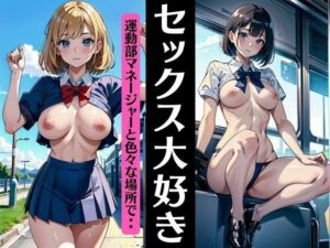 セックス大好き部員！運動部のマネージャーが色々な場所でHをしまくる・・・(びじょずかん) [d_328148]