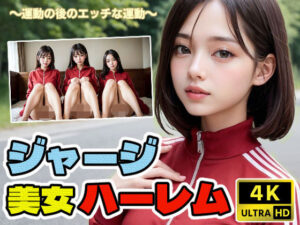 【4K高画質】ジャージ美女ハーレム 〜運動の後のエッチな運動〜(コメットパンチ) [d_329064]