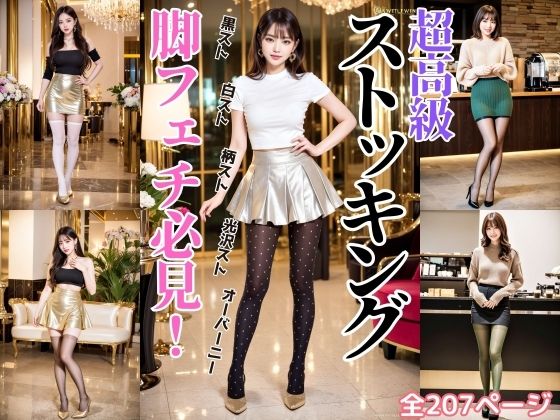 超高級ストッキングを履いた美人のお姉さん – Beautiful woman wearing ultra-luxury stockings -(あらぶるま) [d_330315]