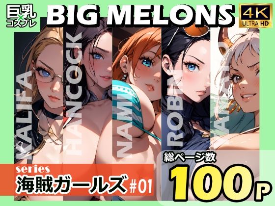 BIG MELONS series海賊ガールズ ＃01(びっくめろん) [d_331655]