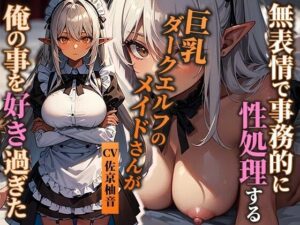 無表情で事務的に性処理する巨乳ダークエルフのメイドさんが俺の事を好き過ぎた(巨乳大好き屋) [d_338460]