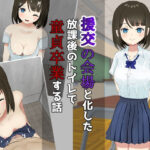 援交の会場と化した放課後のトイレで童貞卒業する話(POKOX) [d_340475]