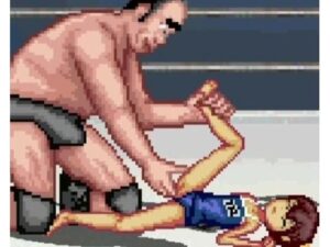 変態レスラーとスク水少女のエッチなバトル(WOLF) [d_340618]