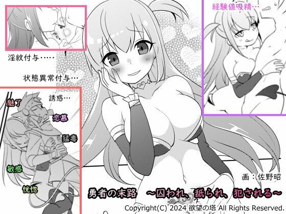 勇者の末路 〜囚われ、舐られ、犯●れる〜(欲望の塔) [d_340847]