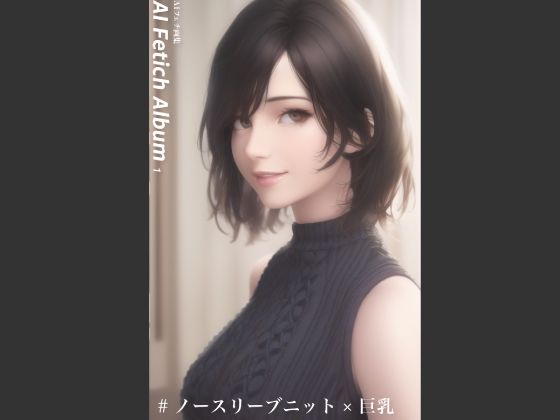 AI Fetich Album ＃1 ノースリーブニット×巨乳(やなせ) [d_285014]