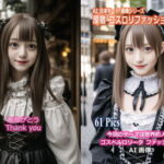 AI 日本モード 画像シリーズ 原宿 ゴスロリファッション 編(魅惑の冒険者) [d_329158]