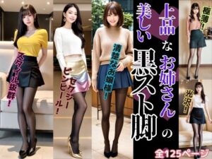 上品なお姉さんの美しい黒スト脚 – Beautiful black legs of an elegant woman -(あらぶるま) [d_331662]
