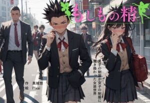 もしもの精 男子の制服が女子の制服に置き換わった女装世界(真城のソフトハウス) [d_332965]