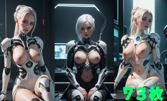 白髪女型アンドロイド画像集(ビジョンクラフターズ) [d_333743]