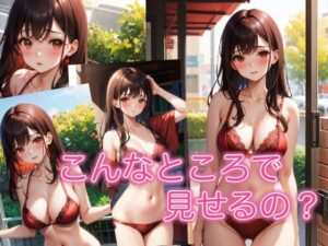 こんなところで見せるの？ 〜恥ずかしいからちょっとだけね〜(ミルクキング3) [d_333746]