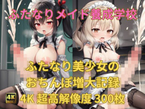 高級ふたなりメイド目指しておちんぽと金玉を鍛えるメイドちゃんたち(私立ふたなり女子校) [d_334192]