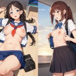 制服美少女のえっちな露出(AIアトリエ MONO) [d_334272]