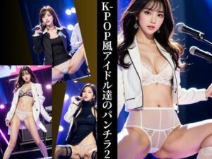 K-POP風アイドルのパンチラ 2(AIプロデューサー) [d_334387]