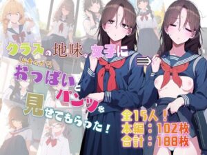 クラスの地味な女子に（お金の力で）おっぱいとパンツを見せてもらった！(非日常データ) [d_334580]