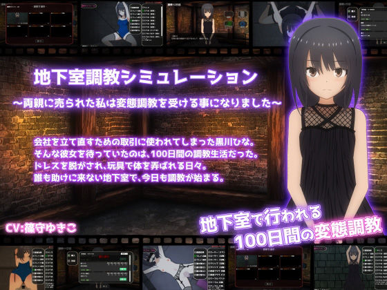 地下室調教シミュレーション〜両親に売られた私は変態調教を受ける事になりました〜(てるかラボ) [d_334757]